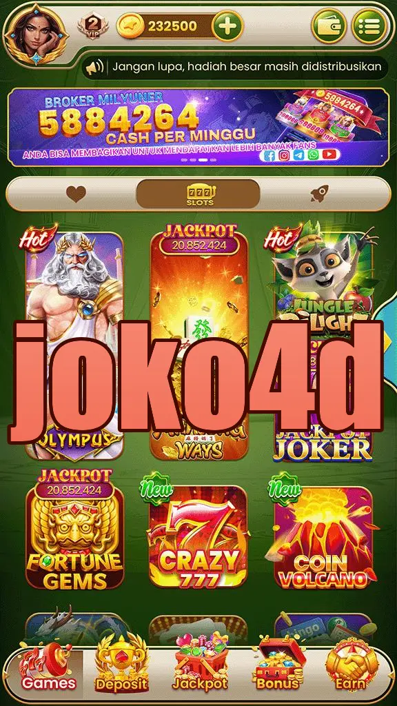 joko4d Tangkapan Layar Resmi APK